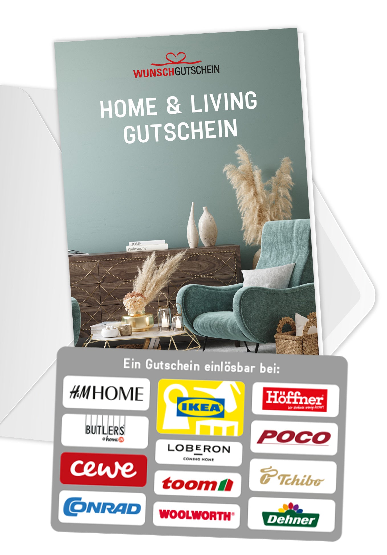Home & Living Gutschein - Einlösbar für Möbel, Dekoration und mehr