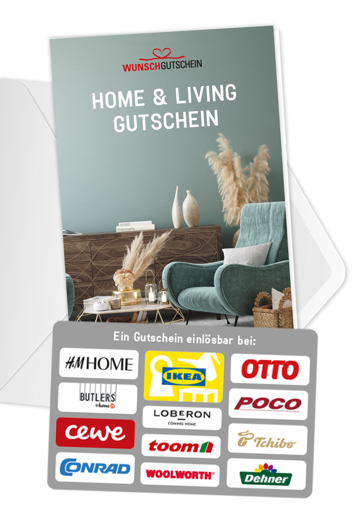 Home & Living Gutschein - Einlösbar für Möbel, Dekoration und mehr