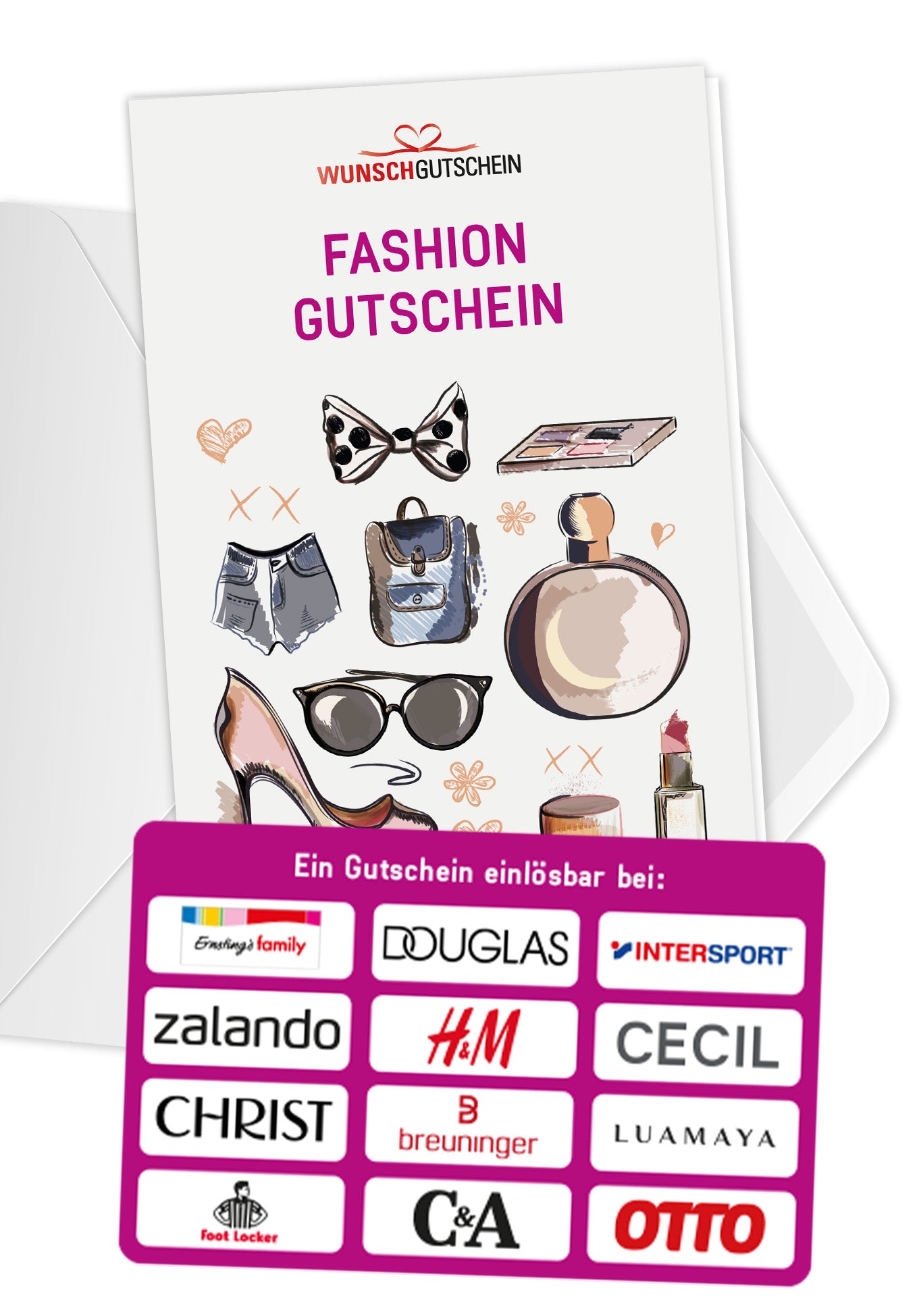 Fashion Gutschein - Einlösbar für Modeartikel und Accessoires