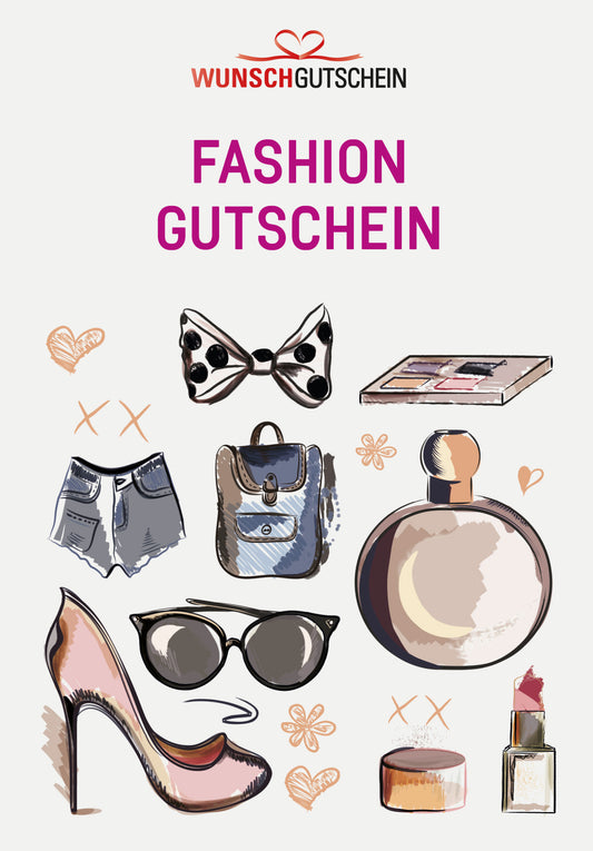 Fashion Gutschein - Einlösbar für Modeartikel und Accessoires