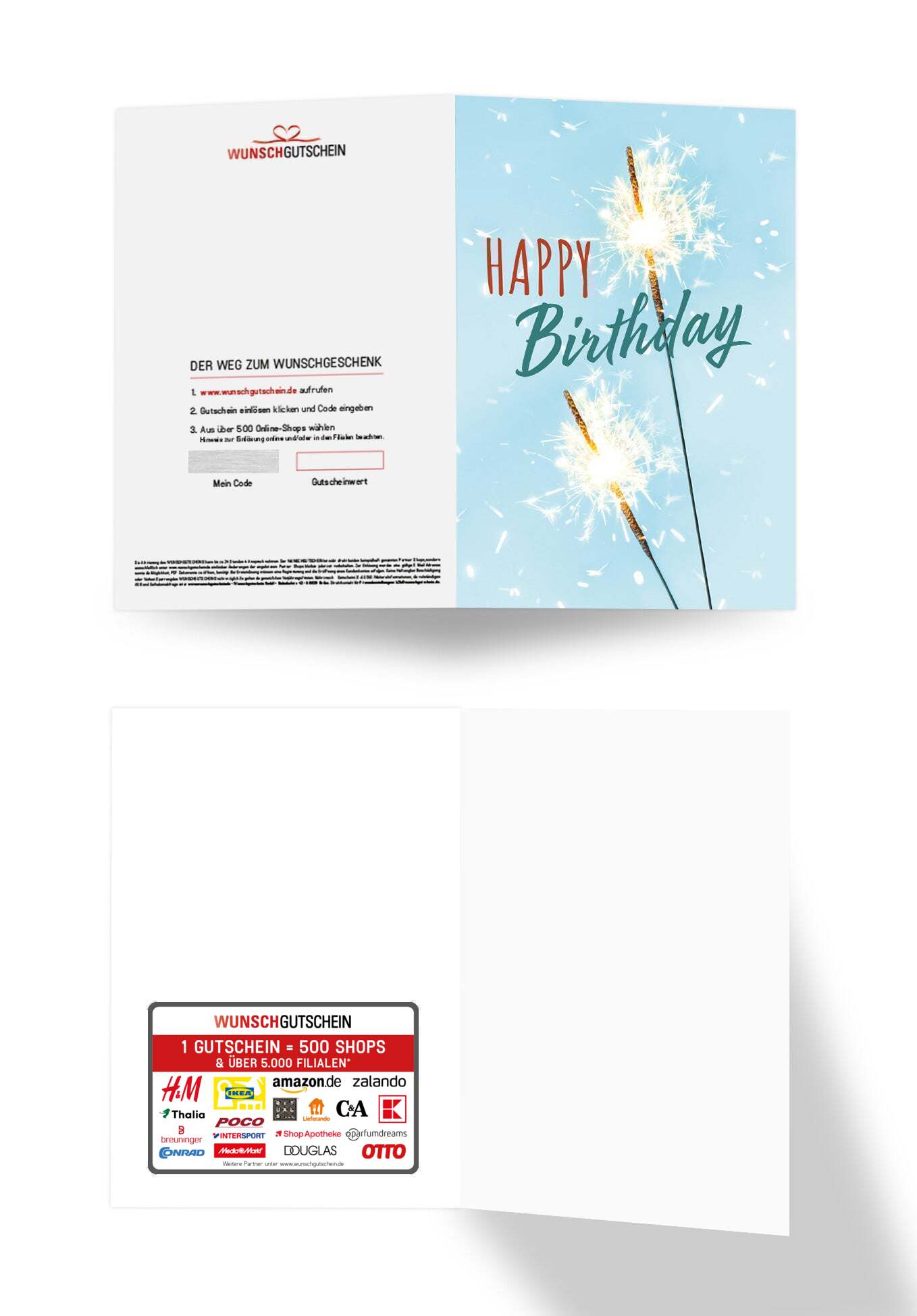 Happy Birthday - Wunderkerzen